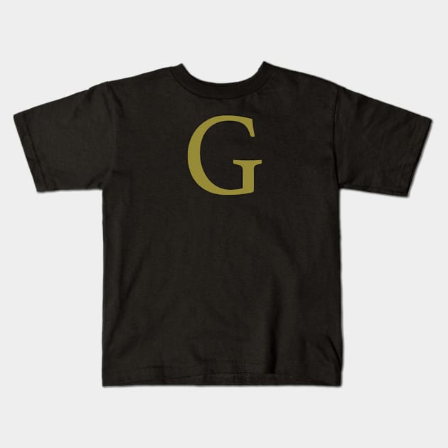 G letter Kids T-Shirt by harrypottervids